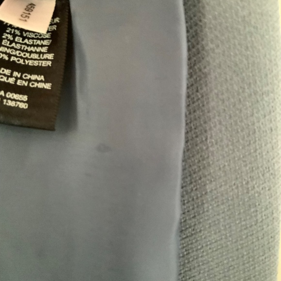 Tailored steel blue winter coat, NWOT size S - Picture 6 of 8